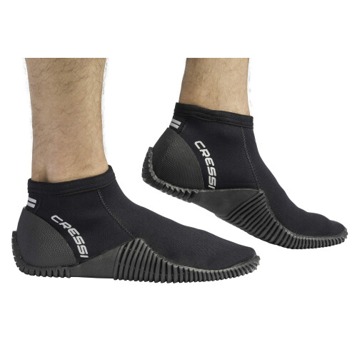 Cressi Low Boot Shorty Boots Neoprene 3mm - Black, XL 2