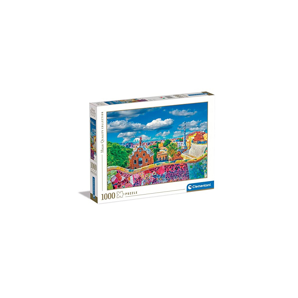 39744 Collection Park GÃ¼ell, Barcelona 1000 Pieces, Jigsaw Puzzle for Adults-Made in Italy, Multi-Coloured