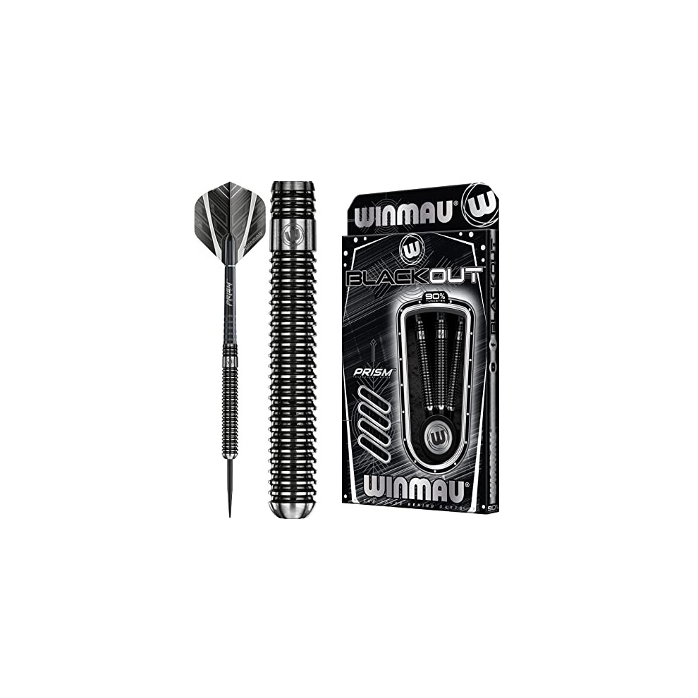 Blackout 21 Gram Tungsten Darts Set with Flights and Shafts (Stems)