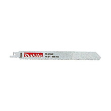 Lot de 5 lames de scie sabre MAKITA P-04933 Bi-Métal flexible pour acier et Inox (1,5 à 2,5 mm) 200 mm