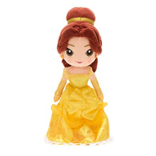 Official Belle Soft Toy Doll for Kids, Beauty and the Beast, 36cm/14”, Plush Cuddly Classic Princess Character in Iconic Dress with Classic