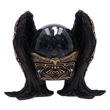 Baphomet Antiquity Snow Globe 22.5cm, Resin & Glass, Baphomet Antiquity Snow Globe, Glass Globe, Cast in the Finest Resin, Expertly Hand-Painted,