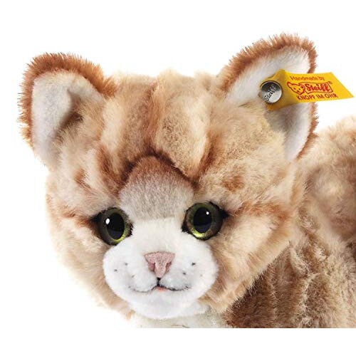 Steiff 99342 Mizzy cat, Ginger, Blond, 25 cm - Plush Soft Toy 1