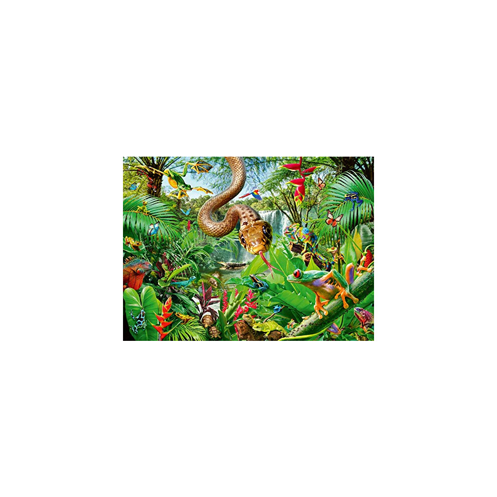 Reptile Resort 300 Piece Jigsaw Puzzle for Kids and Adults Age 9 Years Up