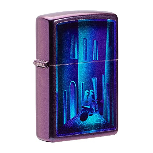 Zippo Lighter, Metal, Iridescent, One Size 2