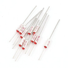 10 Pcs RY TF 157 Celsius Degree Cutoff Thermal Fuse AC 250V 10A