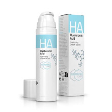Hyaluronic Acid Face Cream 50ml - Anti-Wrinkles and Moisturiser Face Care for Smoothed and Rejuvenated Skin - Face Cream for Women and Men with Rose