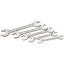 30768 Metric Double Open End Spanner Set, 5 Pieces,Blue