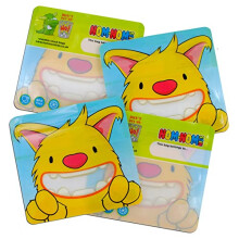 | Yellow | Reusable snack bags x 4 | Cute Monster Design | perfect for toddler snacks, baby led weaning and kids snacks | small ziplock bags for food