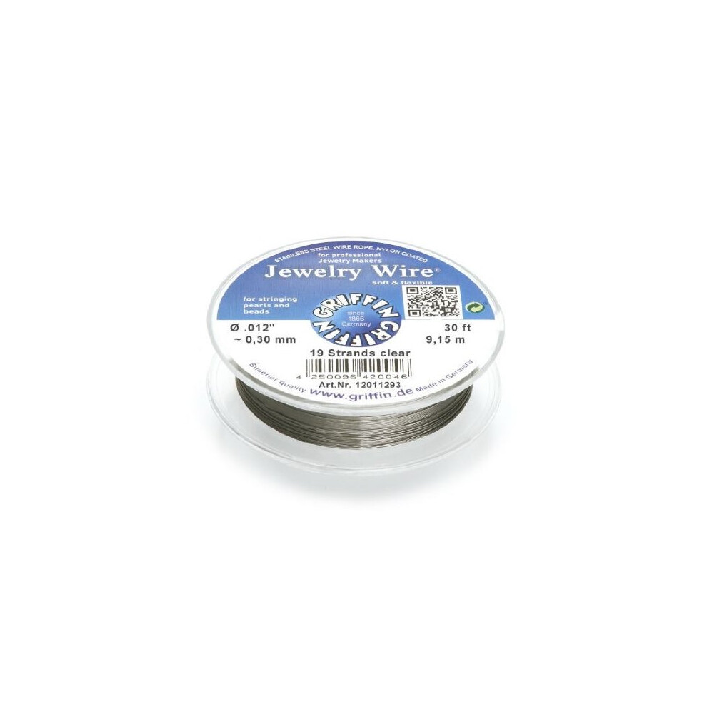 19 Strand Stainless Steel Jewellery Wire 10 Feet