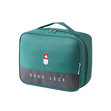 First Aid Bag Compact, First Aid Kit Bag Multifunctional Layered Waterproof Medical Supplies Organizer Travel Medicine Bag for Emergency Home Office