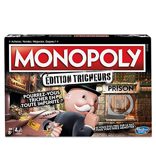 Monopoly Monopoly Cheaters, Juego de mesa, Juego de mesa, Versión francesa