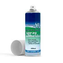 Spray Adhesive Heavy Duty Multipurpose Glue Spray Bonds Multiple Surfaces - Ideal for Foam, Wood, Carpet, Floor, and Fabrics | 500ml