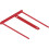 Fellowes Bankers Box File Clips 10 cm (Pack of 100) red 1