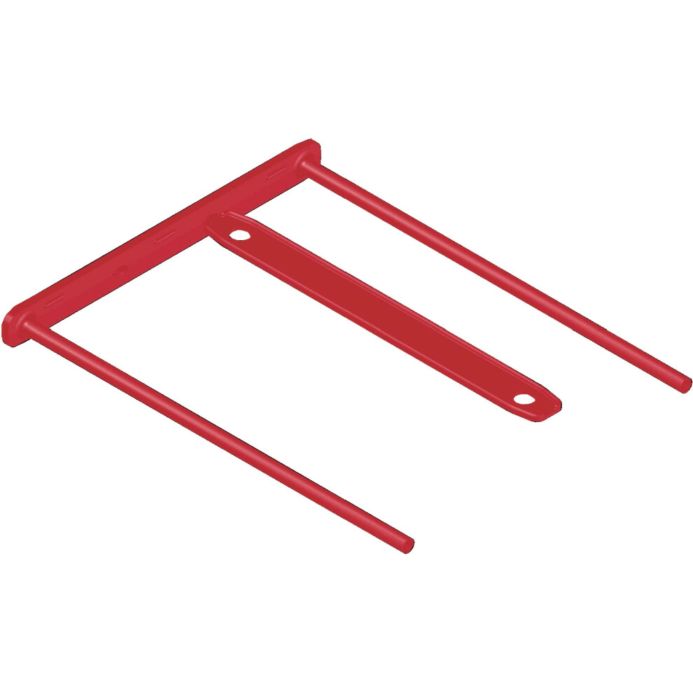 Bankers Box File Clips 10 cm (Pack of 100) red