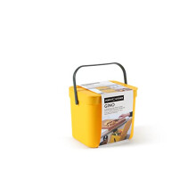 Koll. GINO Moist Bin/Organic Waste Hanging Bin 7 Litres Yellow