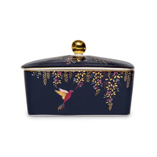 Sara Miller for Portmeirion Chelsea Covered Butter Navy Blue