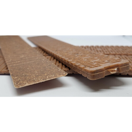 4 x Lined Composite Wedge Shims - 190mm Long