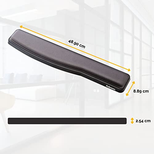 Fellowes Premium Height Adjustable Keyboard Wrist Support - Graphite 2
