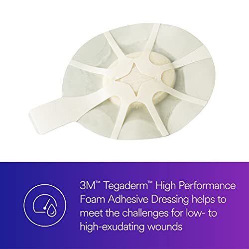 3M Tegaderm High Performance Foam Adhesive Dressing 90614, Mini Oval, 10 Pads by 3M 2