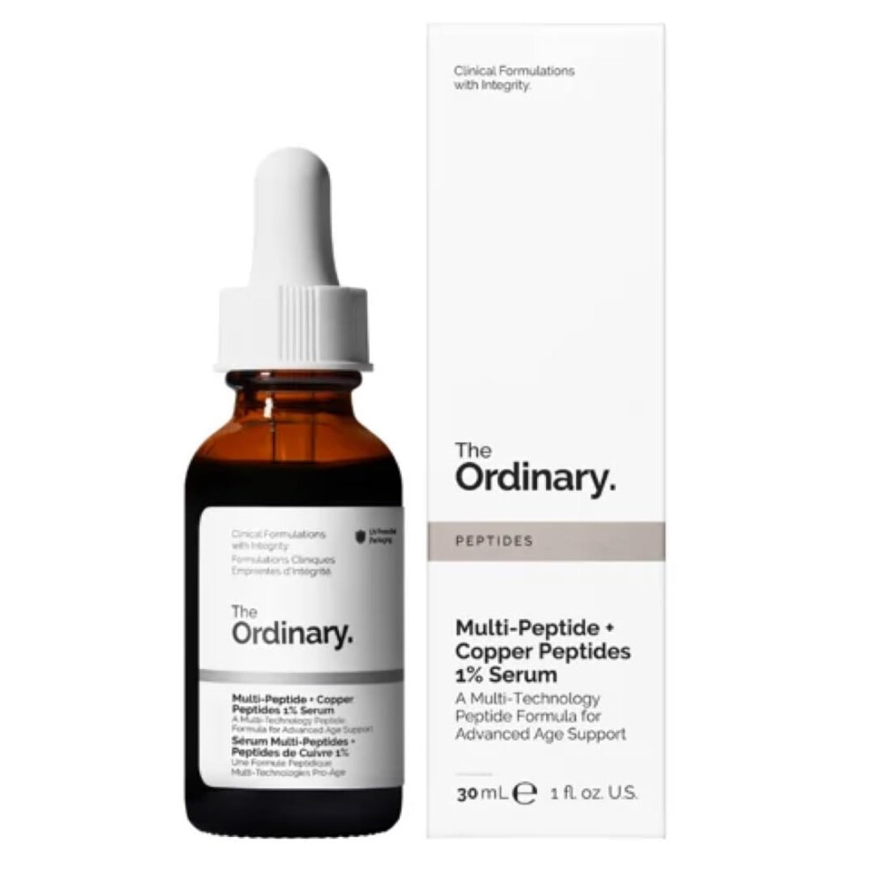 The Ordianry 1% Multi-Peptide + Copper Peptides 1% Serum 30ml