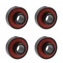 4PCS 608-2RS Integrated Bearing High Speed Low Noise for Skateboards Roller Skates 22mm Outer Diameter 8mm Inner Diameter Red