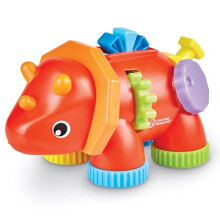 Tracy the Fidget Triceratops, 1 Piece, Ages 18 Months+, Baby Toys, Sensory Toys For Toddlers, Fine Motor Toys, Montessori Toys
