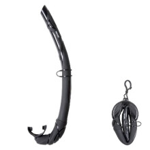 Turtle, 100% Hypoallergenic Silicone Foldable Snorkel for Freediving and Spearfishing
