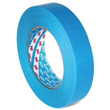 3M Scotch 3434 07985 Water Resistant Blue Masking Tape 18mm by 50m - 2 Rolls