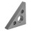 Mini Right Angled Ruler, 45/90 Degrees Multifunctional Measuring Tool with Precise Scale, Protractor for Woodworking, Universal Metal Angle 8
