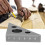 Mini Right Angled Ruler, 45/90 Degrees Multifunctional Measuring Tool with Precise Scale, Protractor for Woodworking, Universal Metal Angle 5