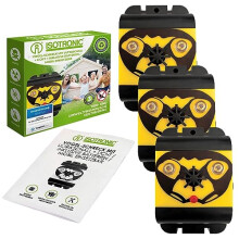 ISOTRONIC Ultrasonic Bird Repeller device, Battery powered portable Bird Deterrent, Pigeon Scarer - Pack of 3 Pcs.