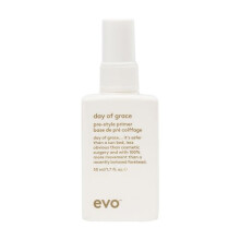 EVO Day of Grace Pre-Style Primer     Leave-in-Hitzeschutzspray     Spendet Feuchtigkeit, entwirrt und gl  ttet das Haar     Reisegr    e 50 ml