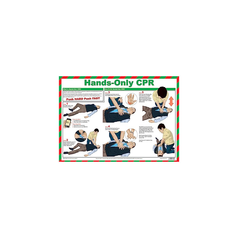 Safety First Aid Group Hands-Only Cpr Poster