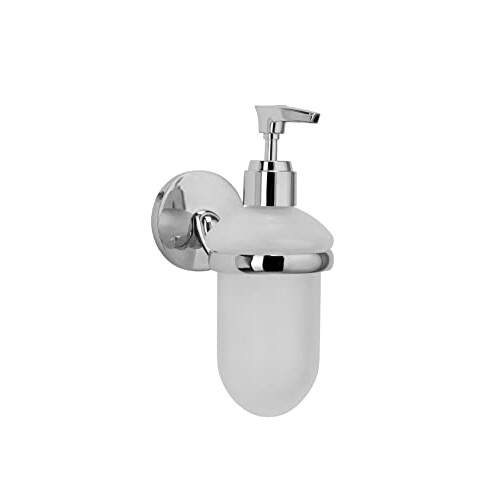 Croydex Hampstead Wall Mounted Soap Dispenser with Zinc Alloy Construction, Chrome