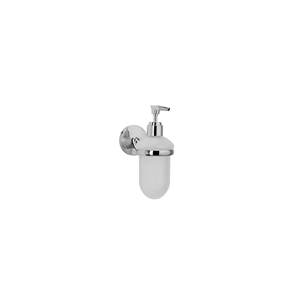 Hampstead Wall Mounted Soap Dispenser with Zinc Alloy Construction, Chrome