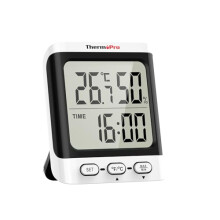 TP152 Hygrometer Indoor Thermometer, Desktop Digital Baby Room Thermometer with Temperature and Humidity Monitor, Accurate Humidity Gauge Room