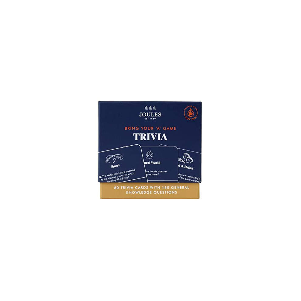 Boxed Trivia Game 80 cards of General Knowledge Questions