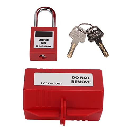 Electrical Lockout Tagout Kit, Impact Resistant Thicker Plug Lockout ...