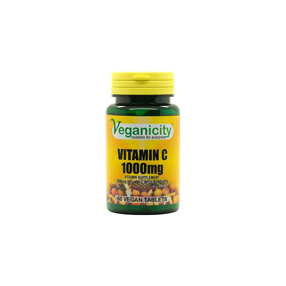 Veganicity Vitamin C 1000Mg: Antioxidant Vitamin C Supplement: 60 Tablets...