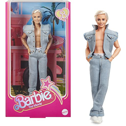 Barbie Barbie Η Ταινία Συλλεκτική Κούκλα Ken με Σετ από Τζιν και Υπογραφή Ken