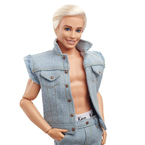 Barbie Barbie Η Ταινία Συλλεκτική Κούκλα Ken με Σετ από Τζιν και Υπογραφή Ken 2