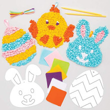 Easter Tissue Papers - Pack of 5, Kids Crafts Supplies (AT518)