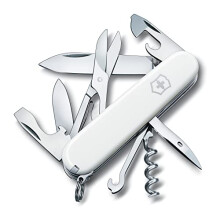 Victorinox Climber White - Sveitsiläinen taskuveitsi 91 mm - 14 toimintoa