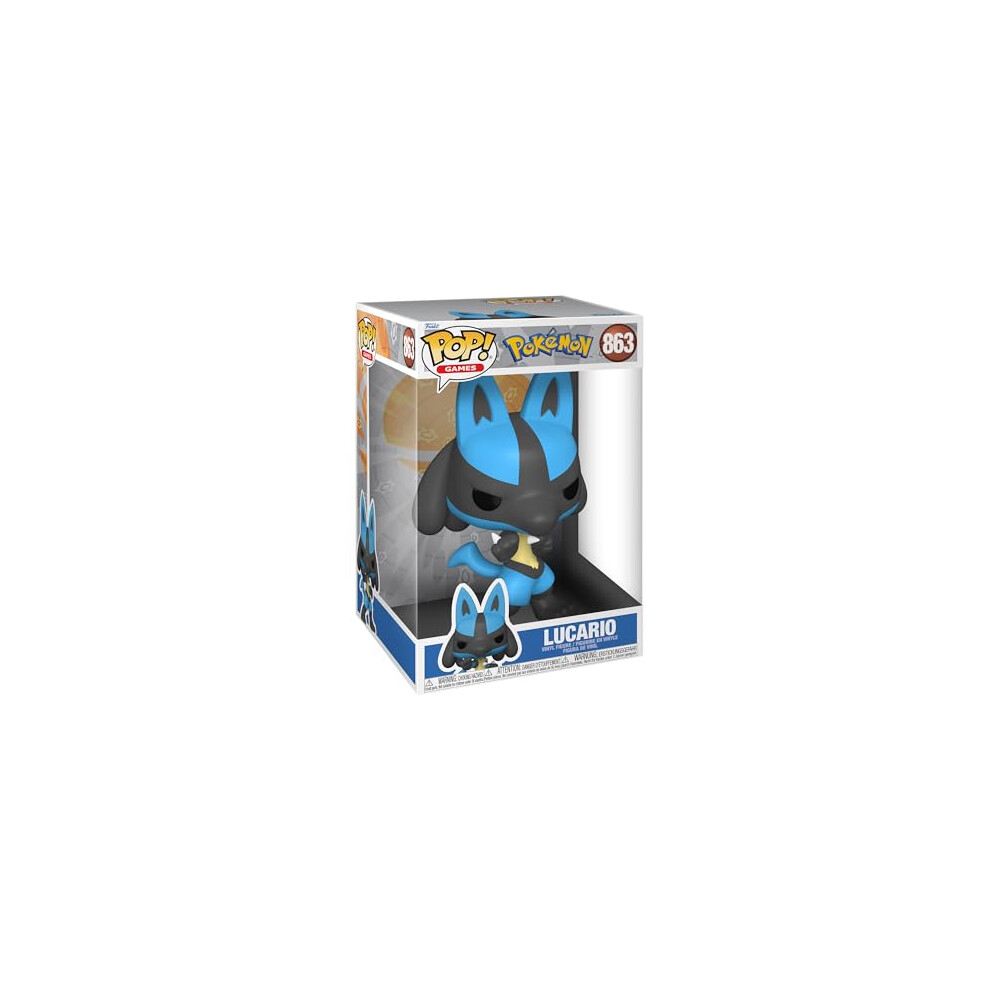 POP! Jumbo: Pokemon - Lucario - Collectable Vinyl Figure - Gift Idea - Official Merchandise - Toys for Kids & Adults - Video Games Fans - Model Figure