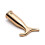 BH05851 Fanlight Skylight Window Catch Pole Hook - Polished Brass 1