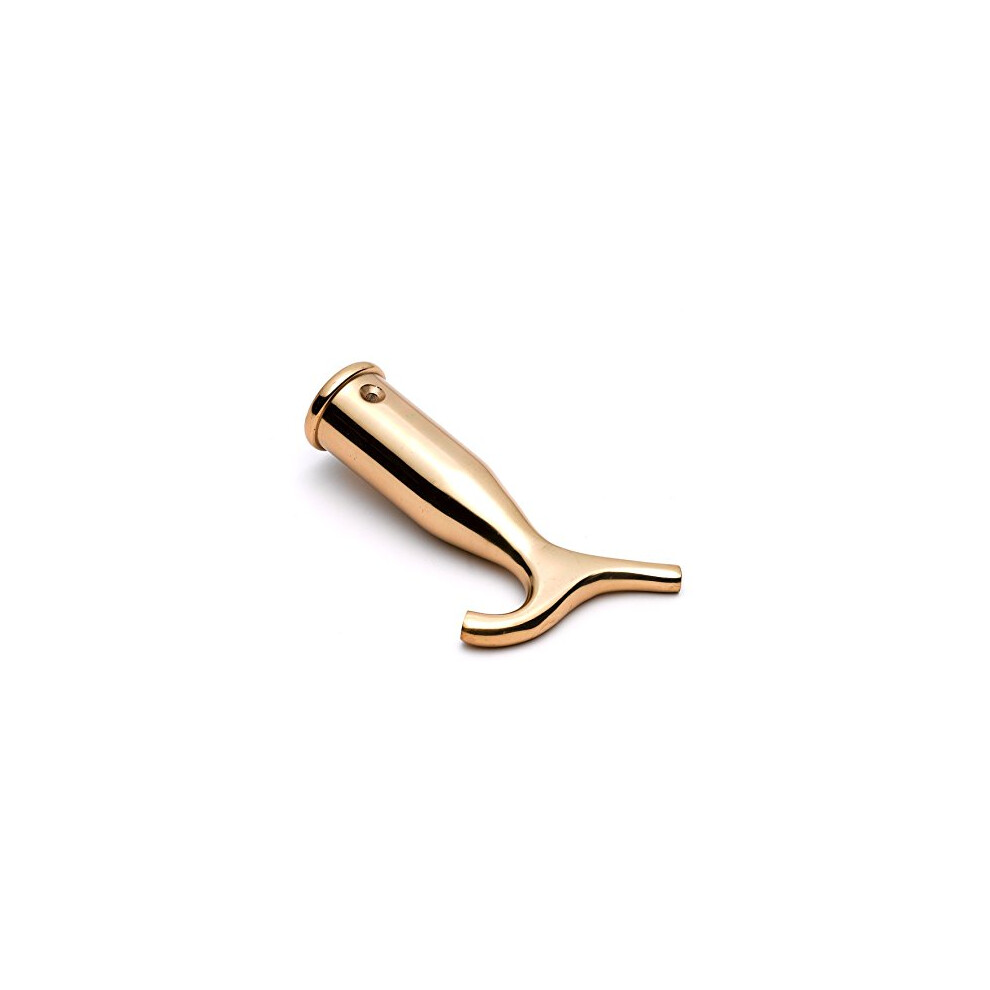 Bh05851 Fanlight Skylight Window Catch Pole Hook - Polished Brass 5013249447326