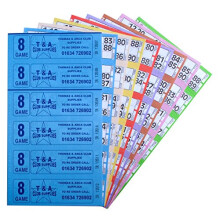 1500 8 PAGE GAMES BINGO TICKETS 6 TO VIEW BINGO BOOKS