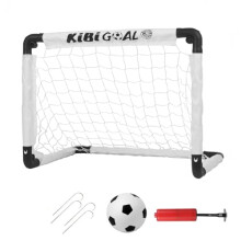 Football Goal, Toddler football goal, Football Goal for Toddlers 1-3, 60cm x 45cm White Mini Football Goals and Kids Football, Foldable Football Goals