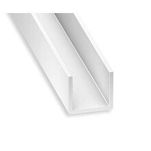 U PVC White 10 x 14 x 1 mm Inner 12 1 m